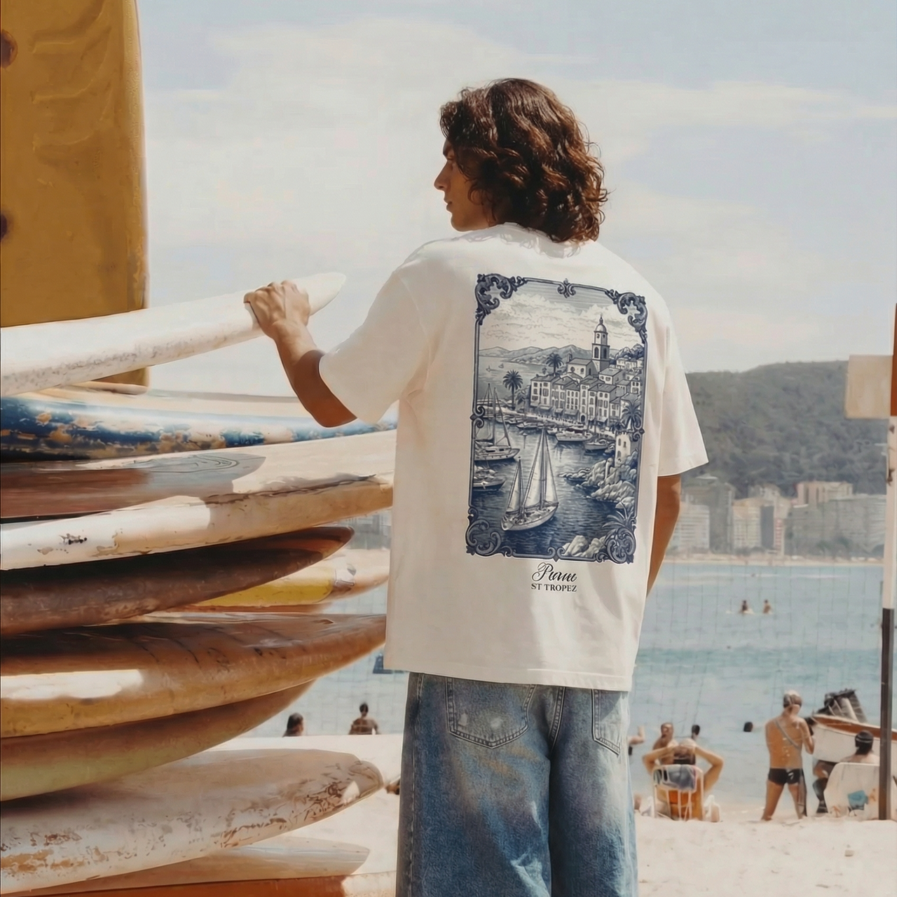 St Tropez Heavyweight tee