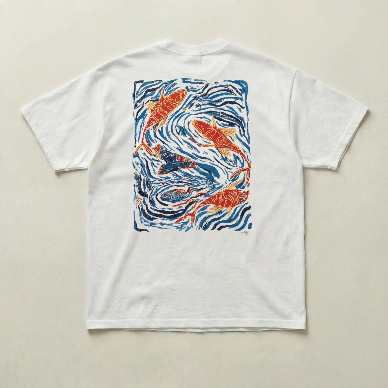 Koi Fish Graphic heavyweight tee