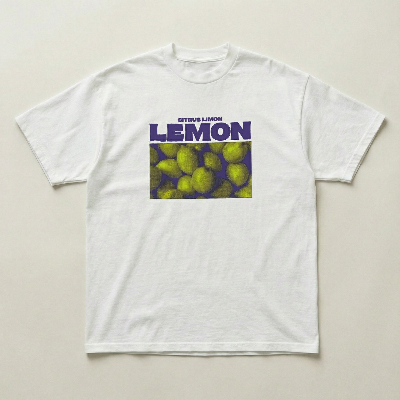 Citrus lemon heavyweight tee