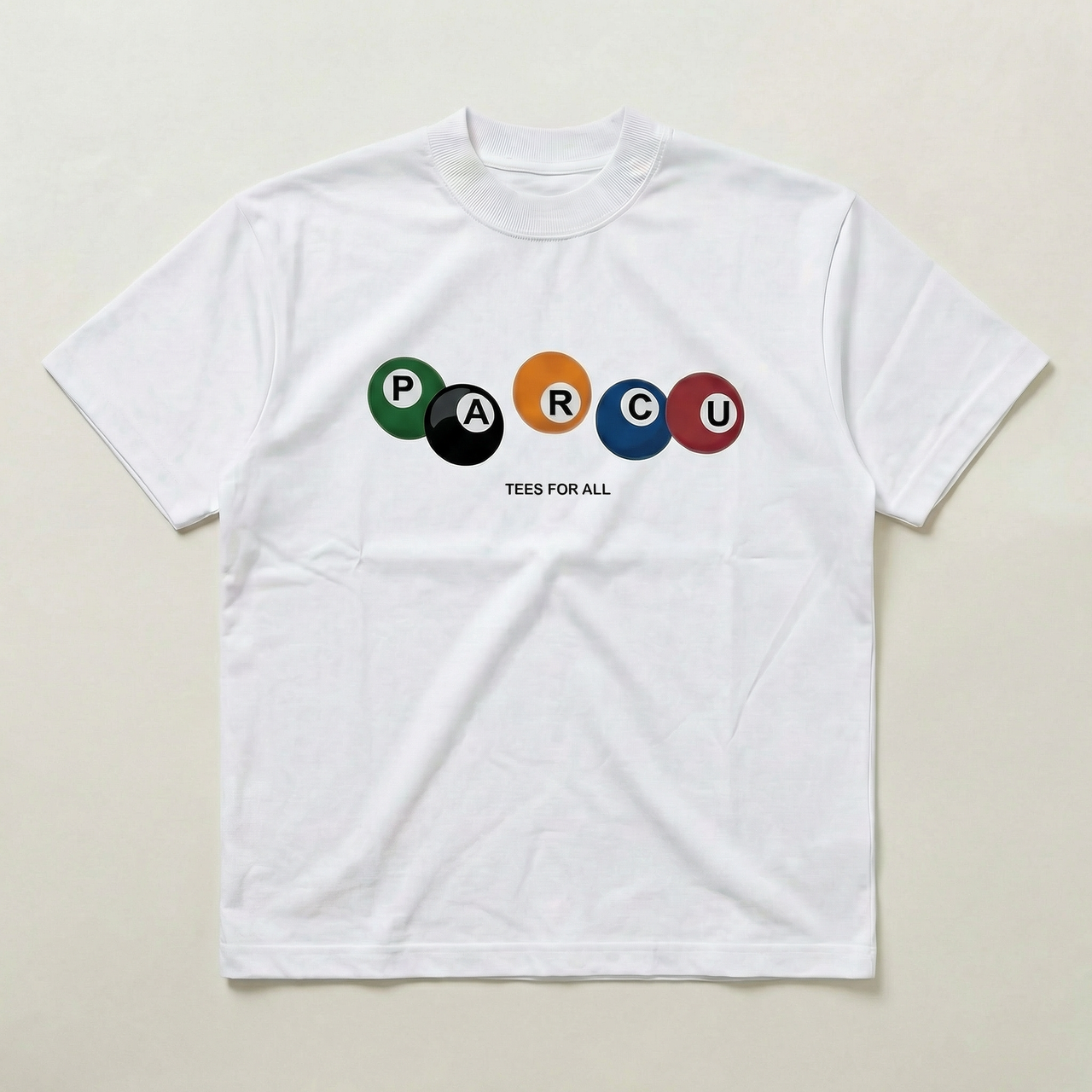 Coloured 8 Ball Heavyweight tee