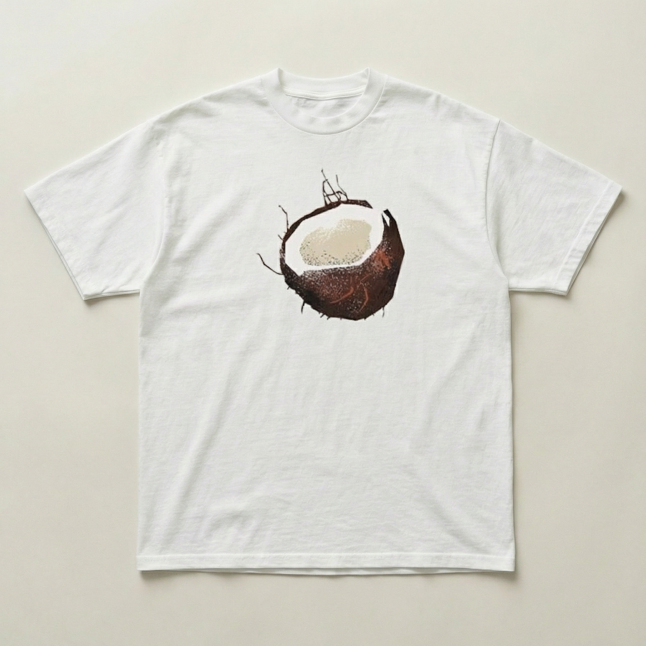 Coconut heavyweight tee