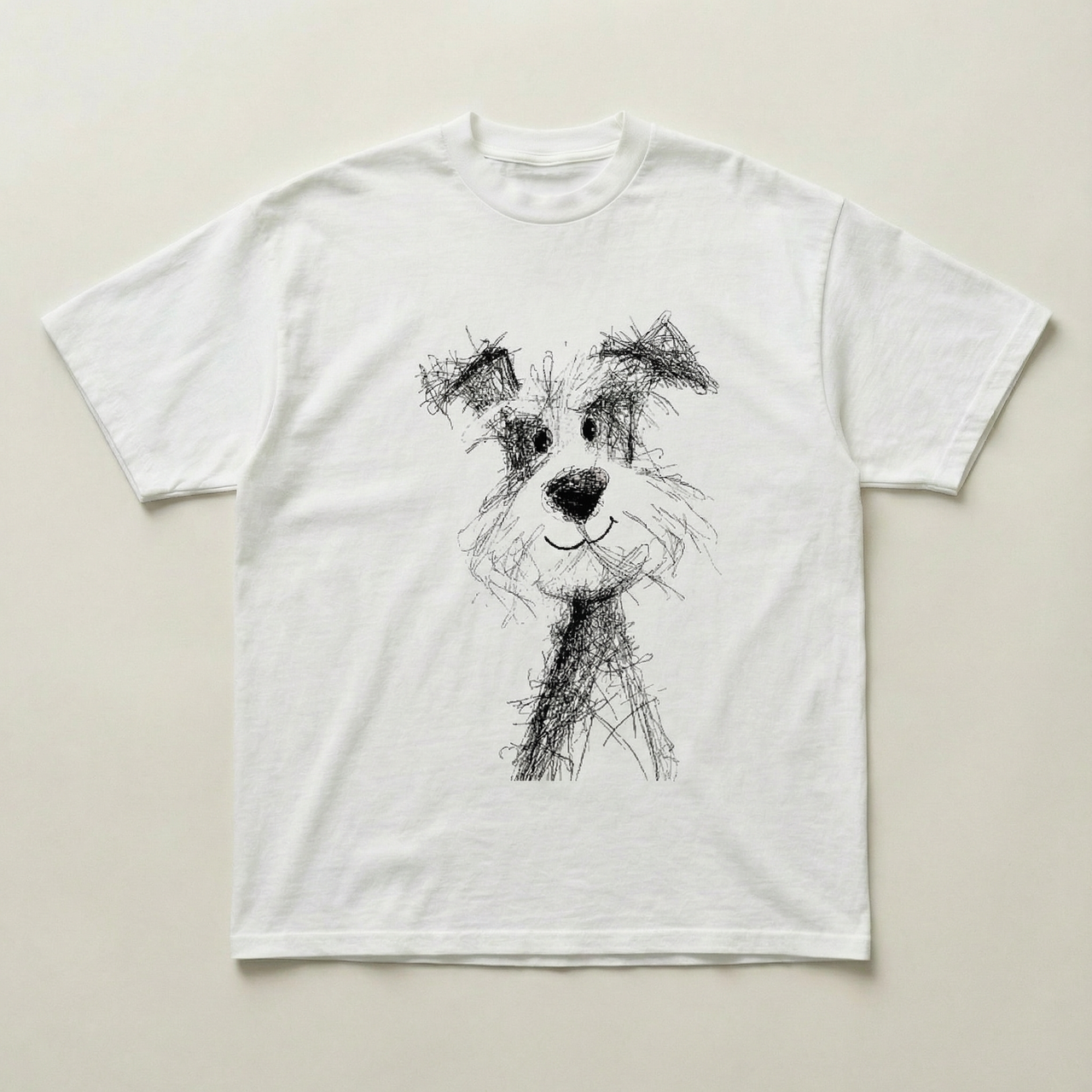 scruffy dog heavyweight tee