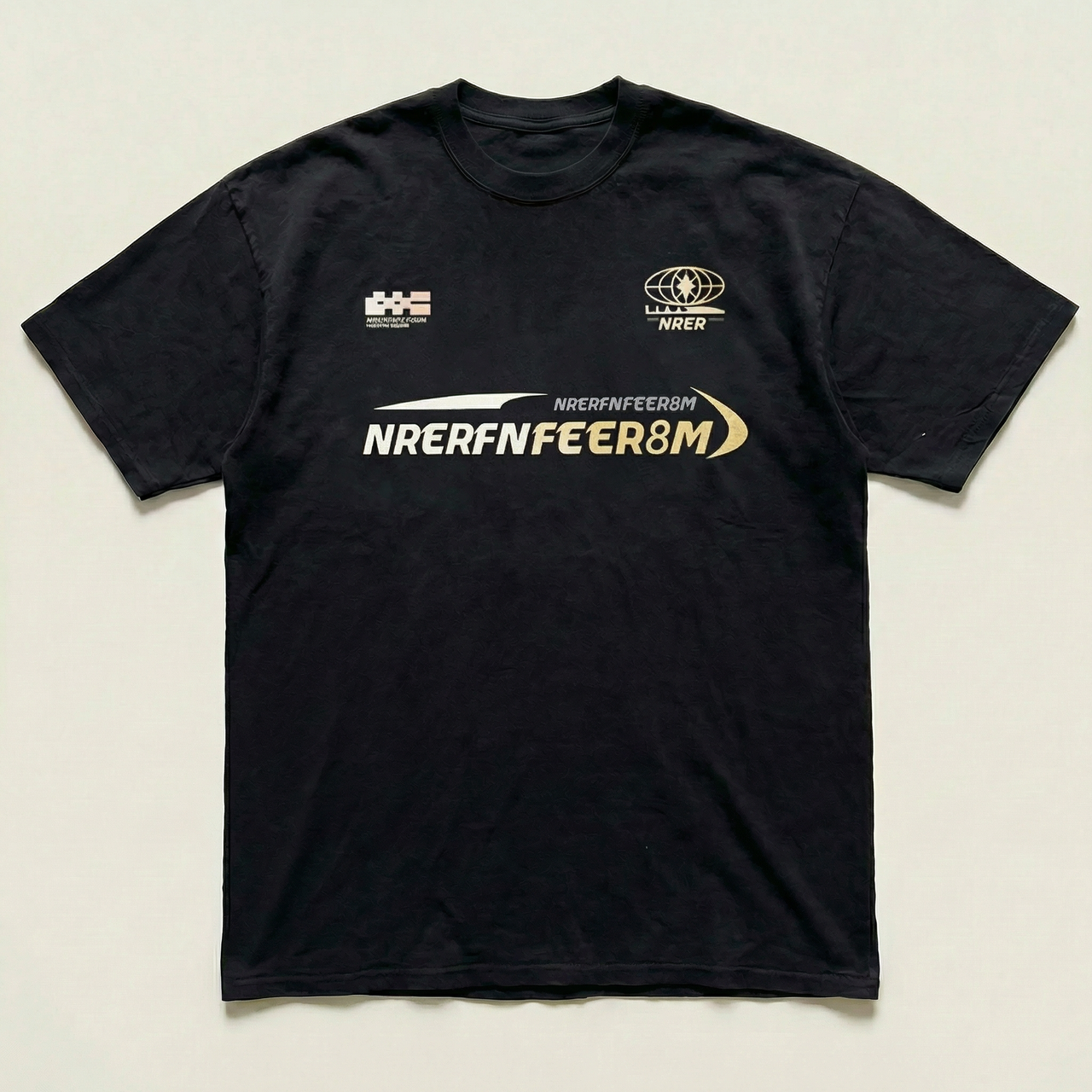 Black runners heavyweight tee