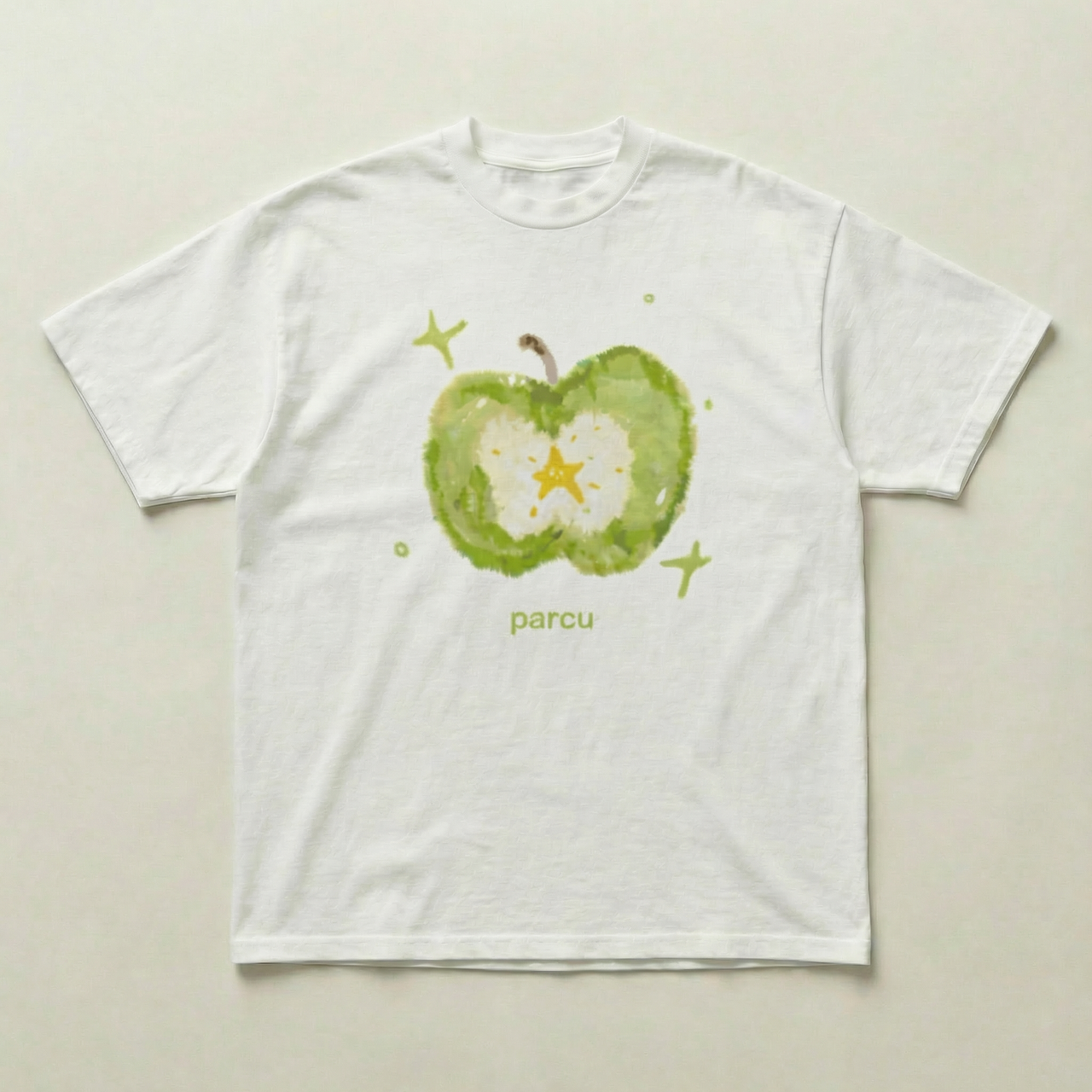Green apple heavyweight tee