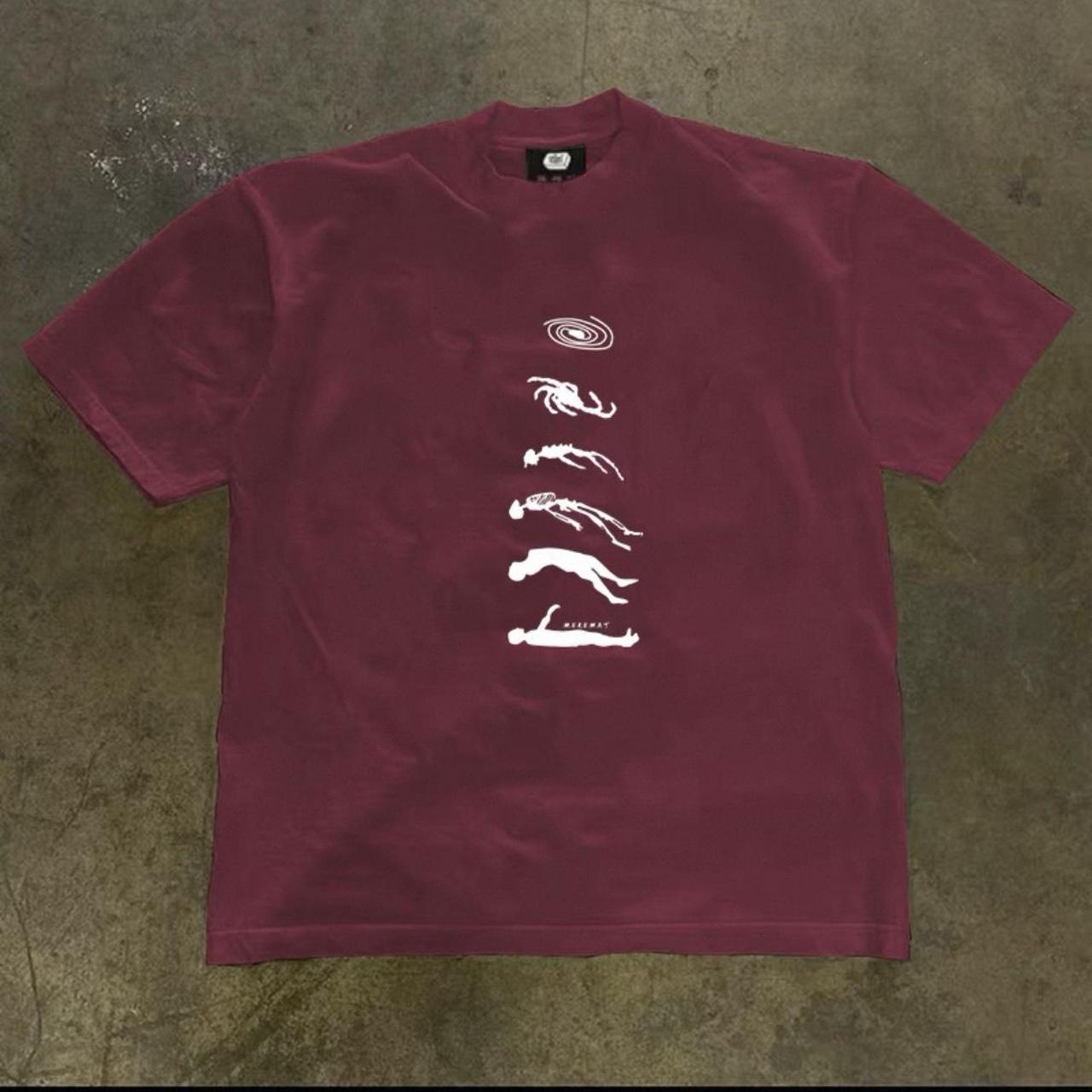 Burgundy red galaxy standard tee