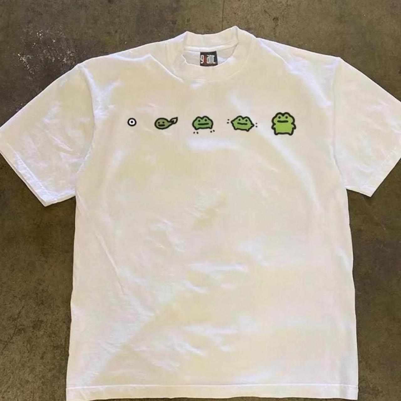White frog tee