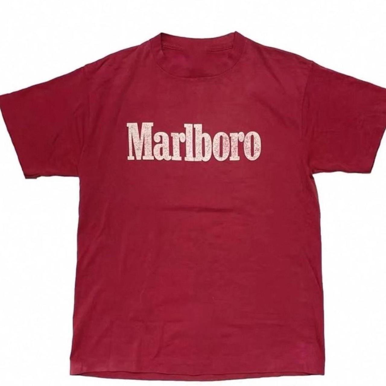 Red Marlboro standard tee