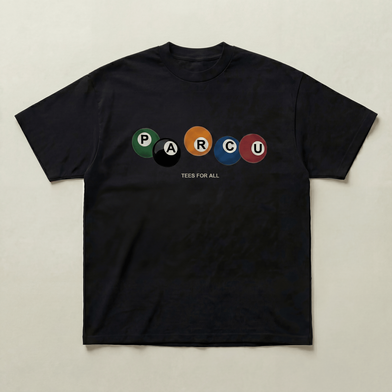 Black Coloured 8 Ball tee