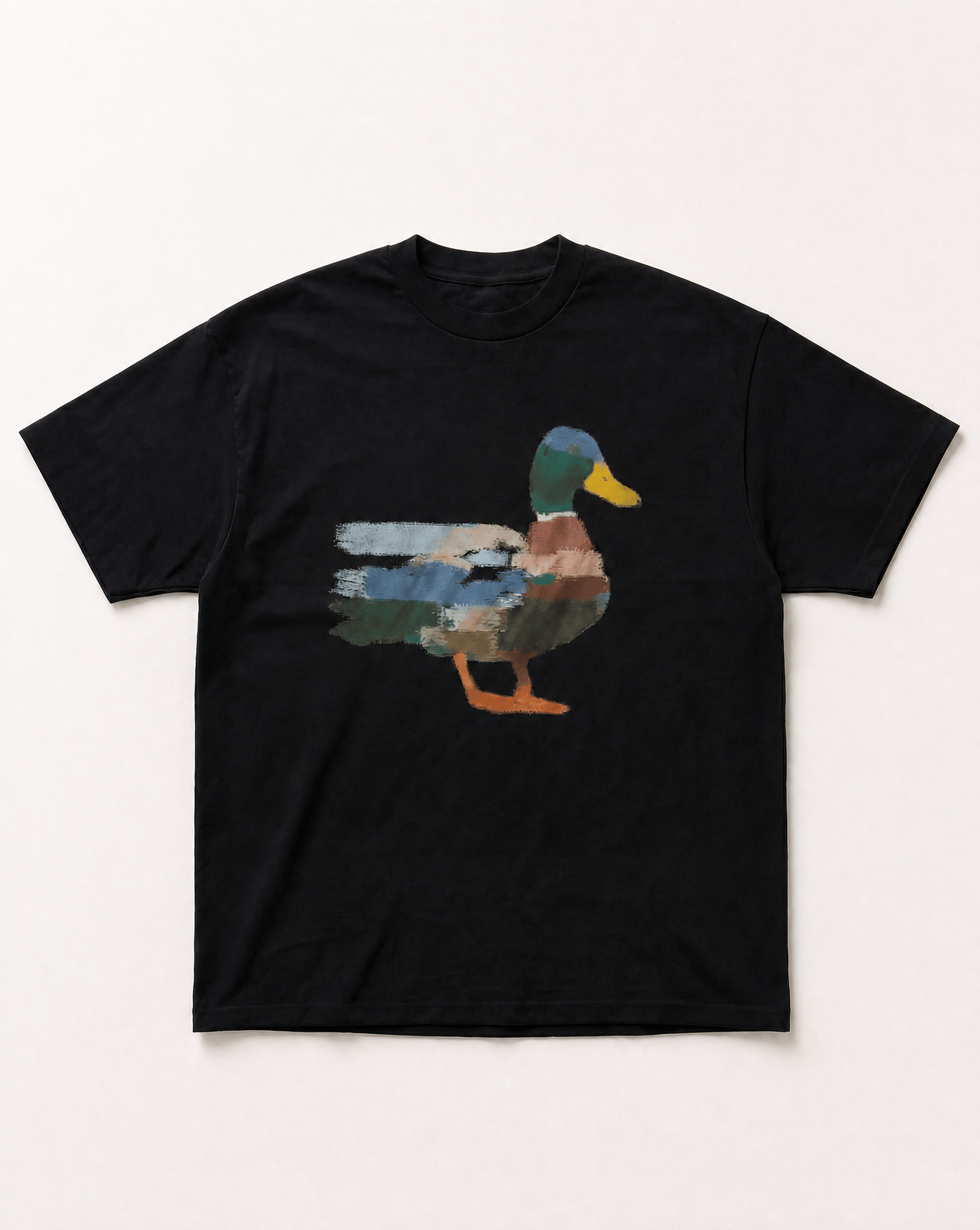 Coloured duck heavyweight tee