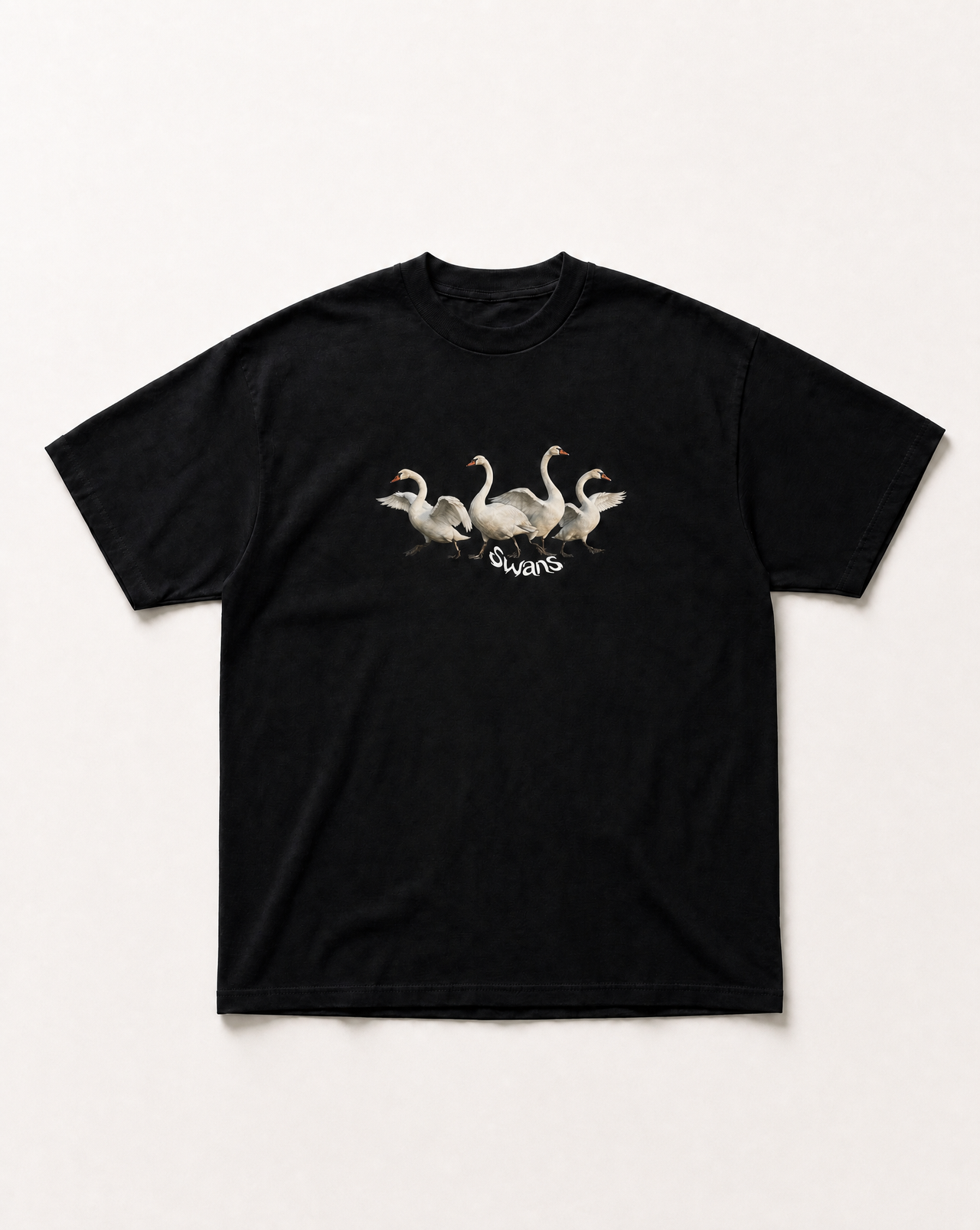 White swans heavyweight tee