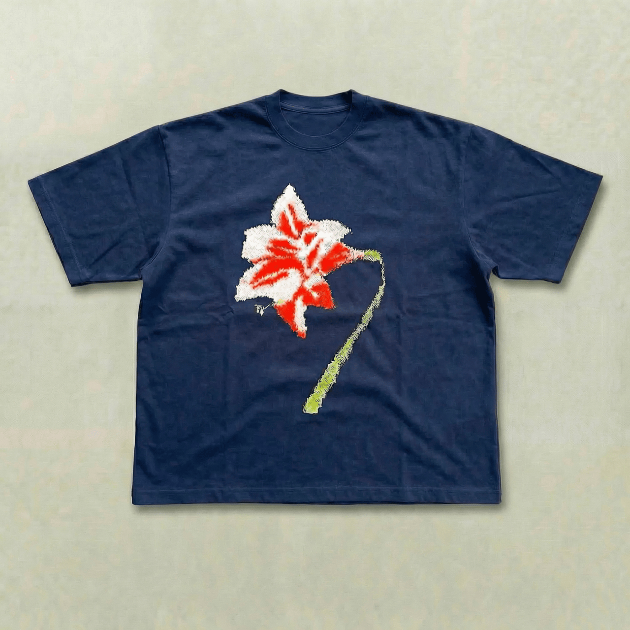 Blue Hibiscus standard tee - PARCU