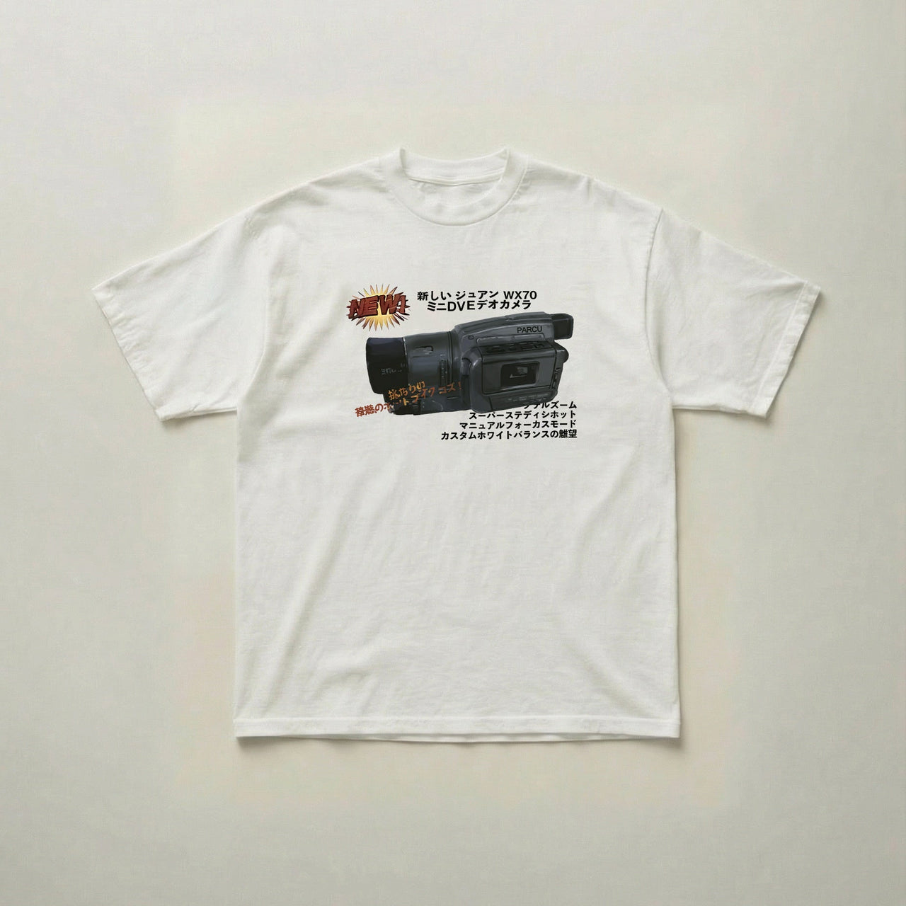 Camcorder Heavyweight tee - PARCU