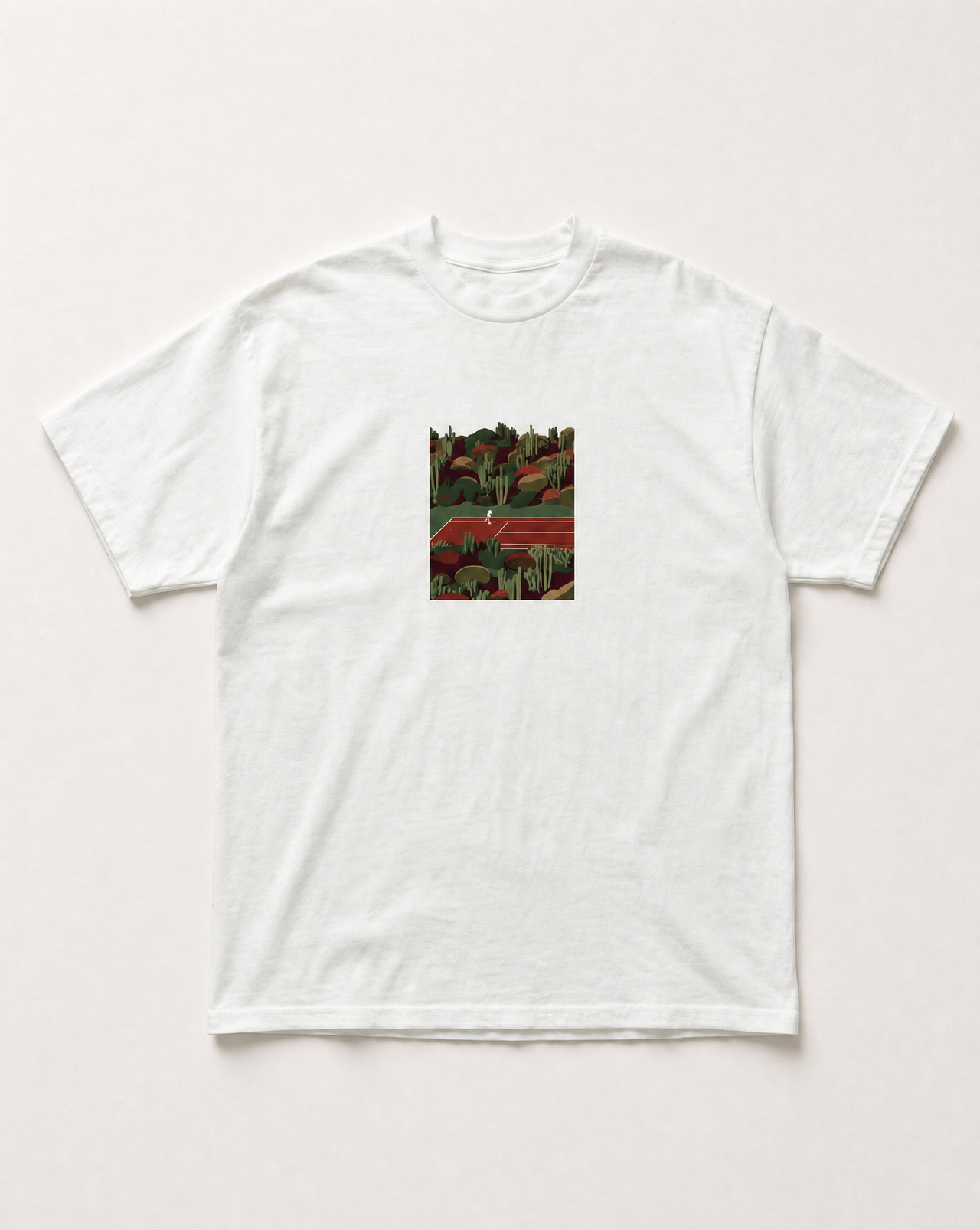 Clay court heavyweight tee