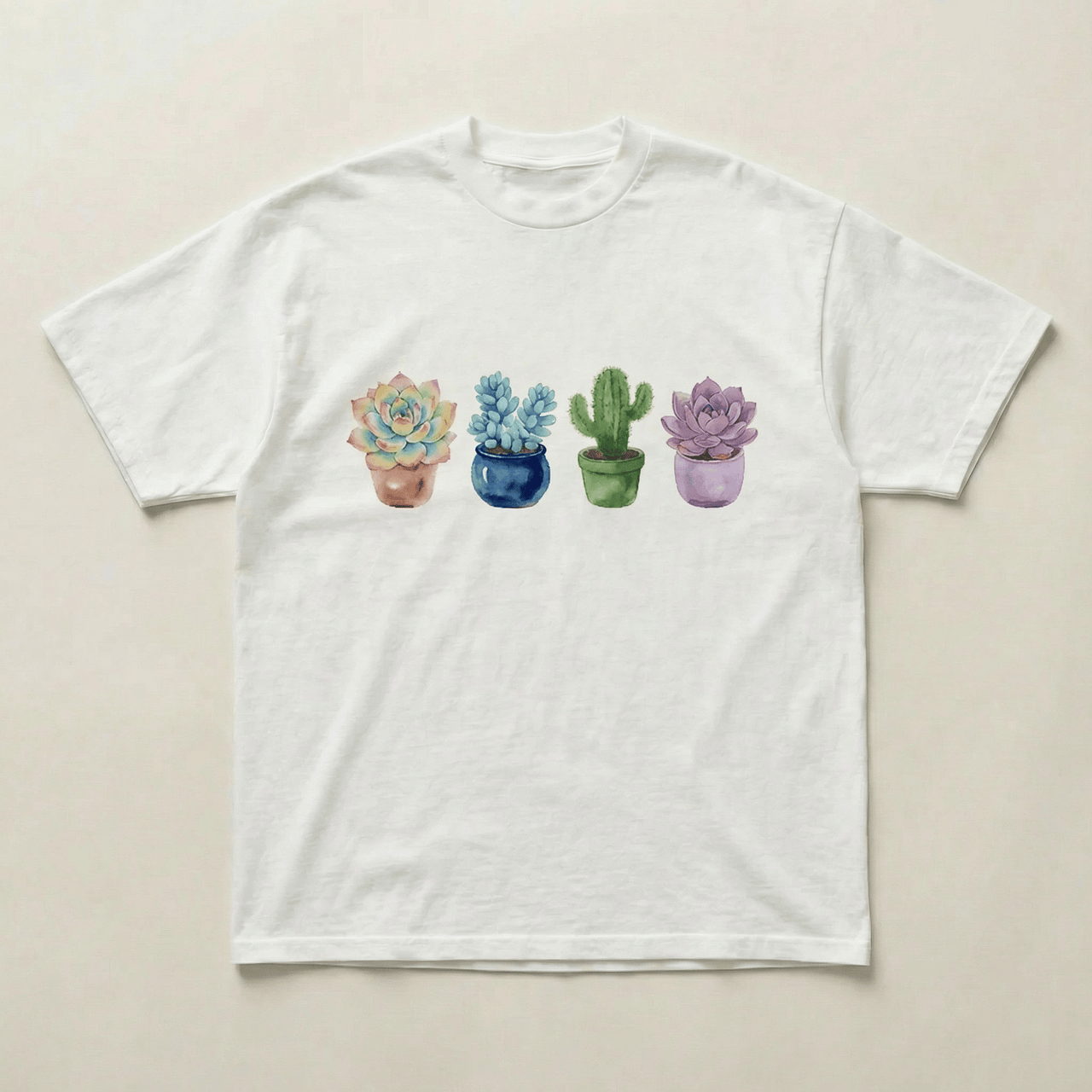 Coloured plants standard tee - PARCU
