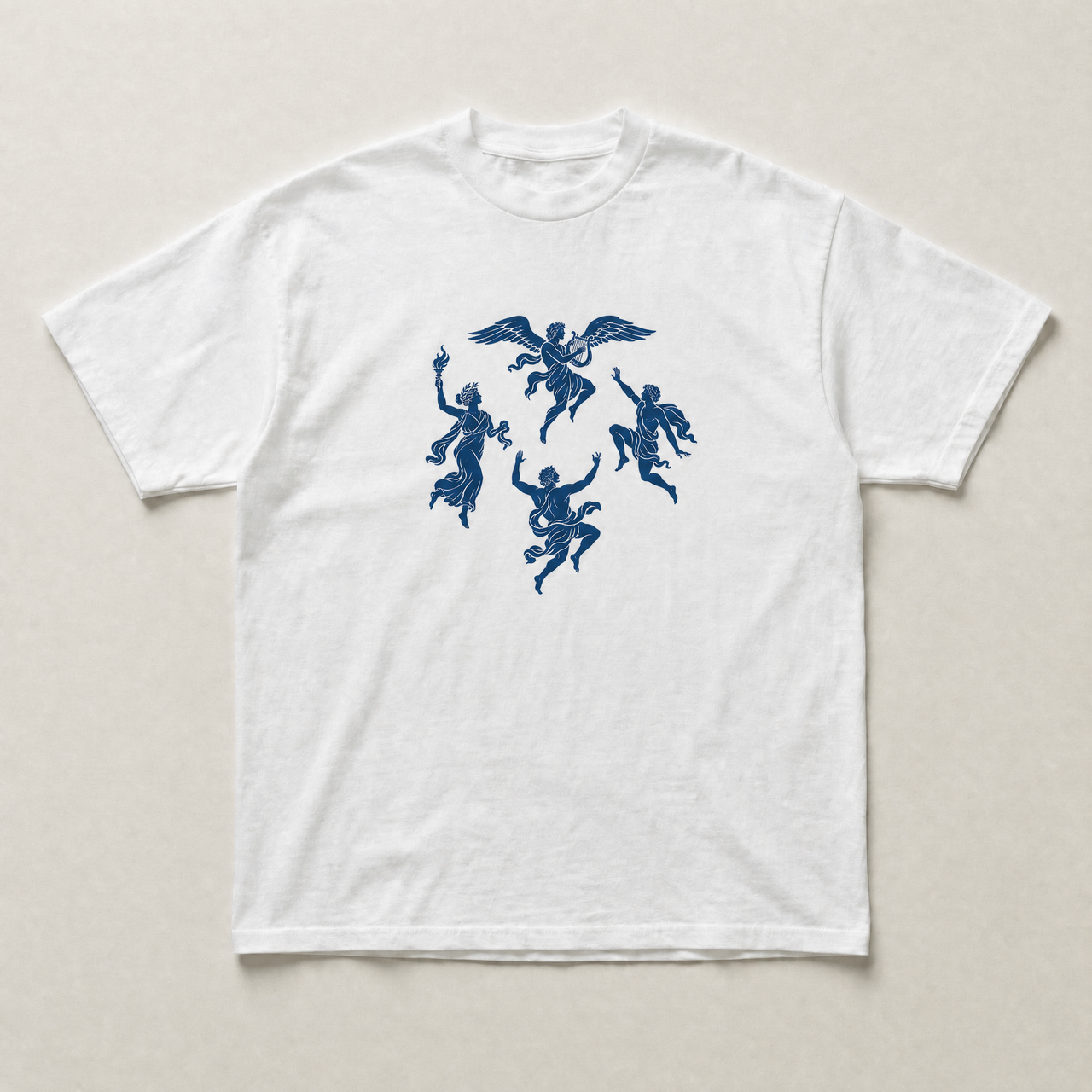 Flying cherubs tee