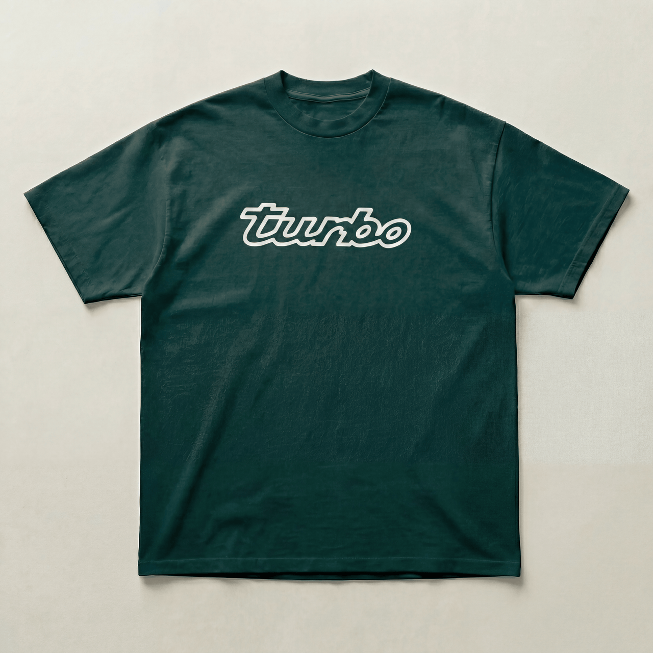 White Turbo tee