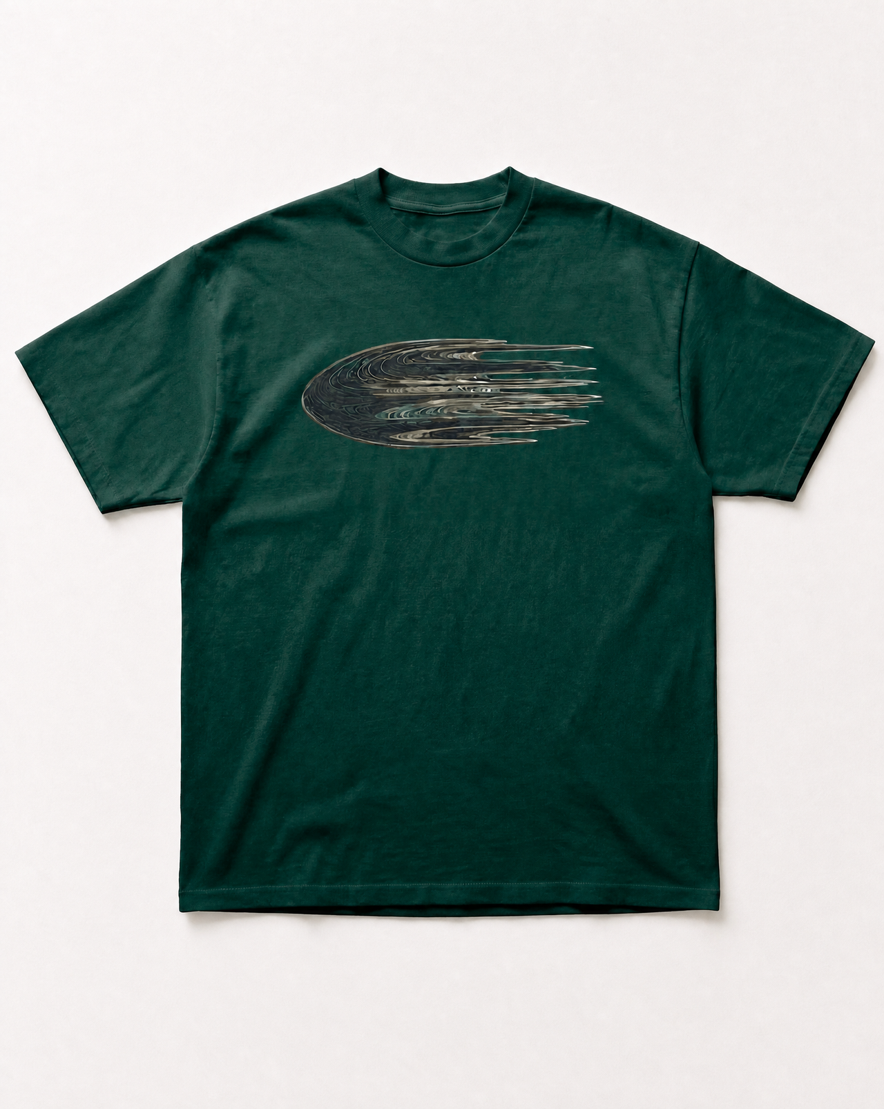 Green fire Heavyweight tee