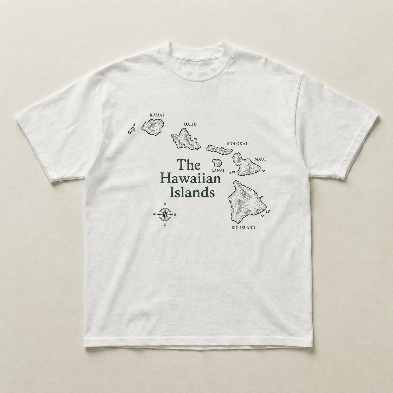 Hawaiian islands tee