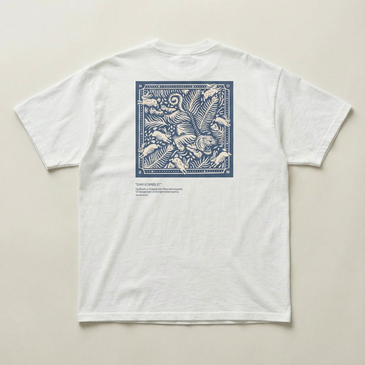 Blue Tiger Graphic heavyweight tee