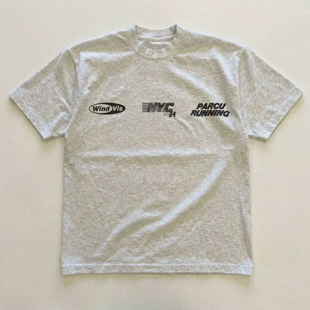 Grey NYC running standard tee