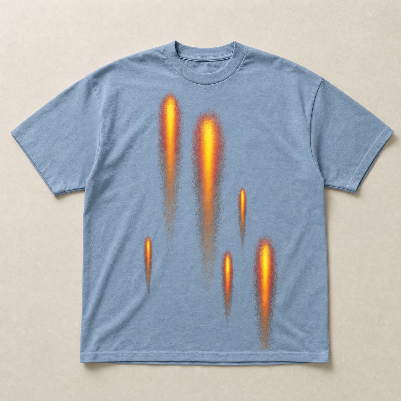Light blue shooting sun tee