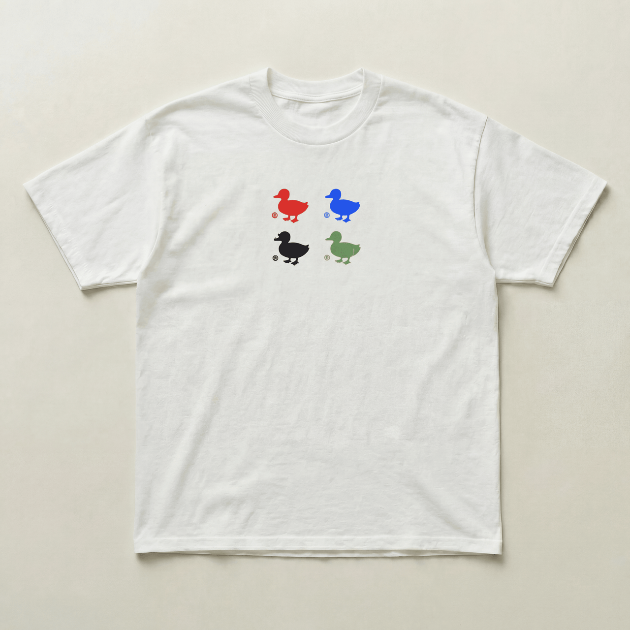 Logo duck heavyweight tee - PARCU