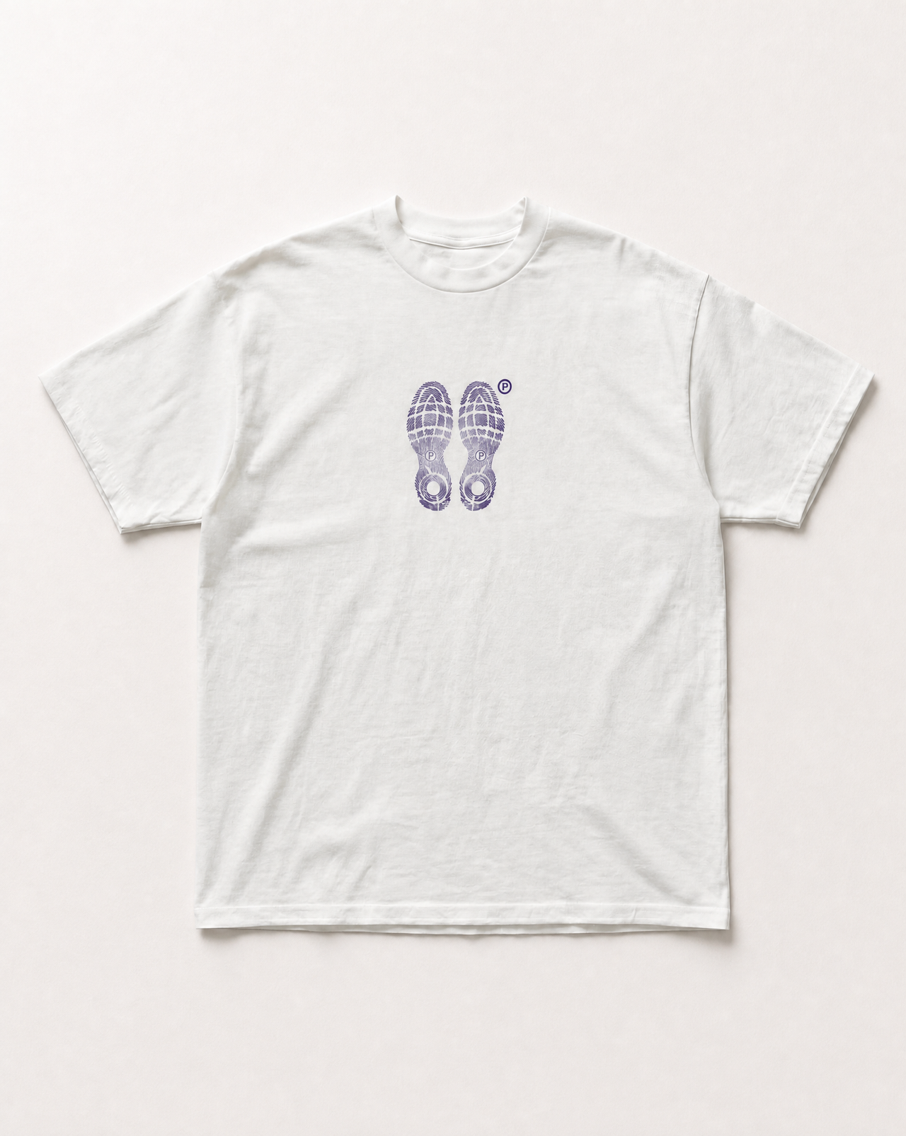 Parcu shoeprint heavyweight tee