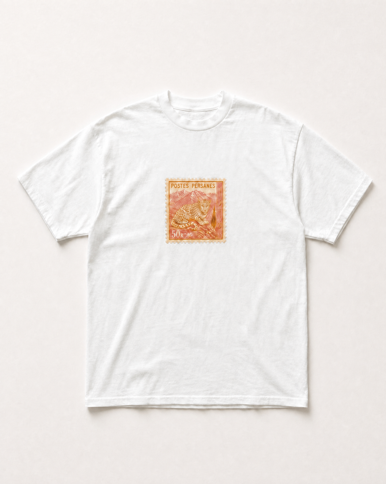 Persian stamp heavyweight tee