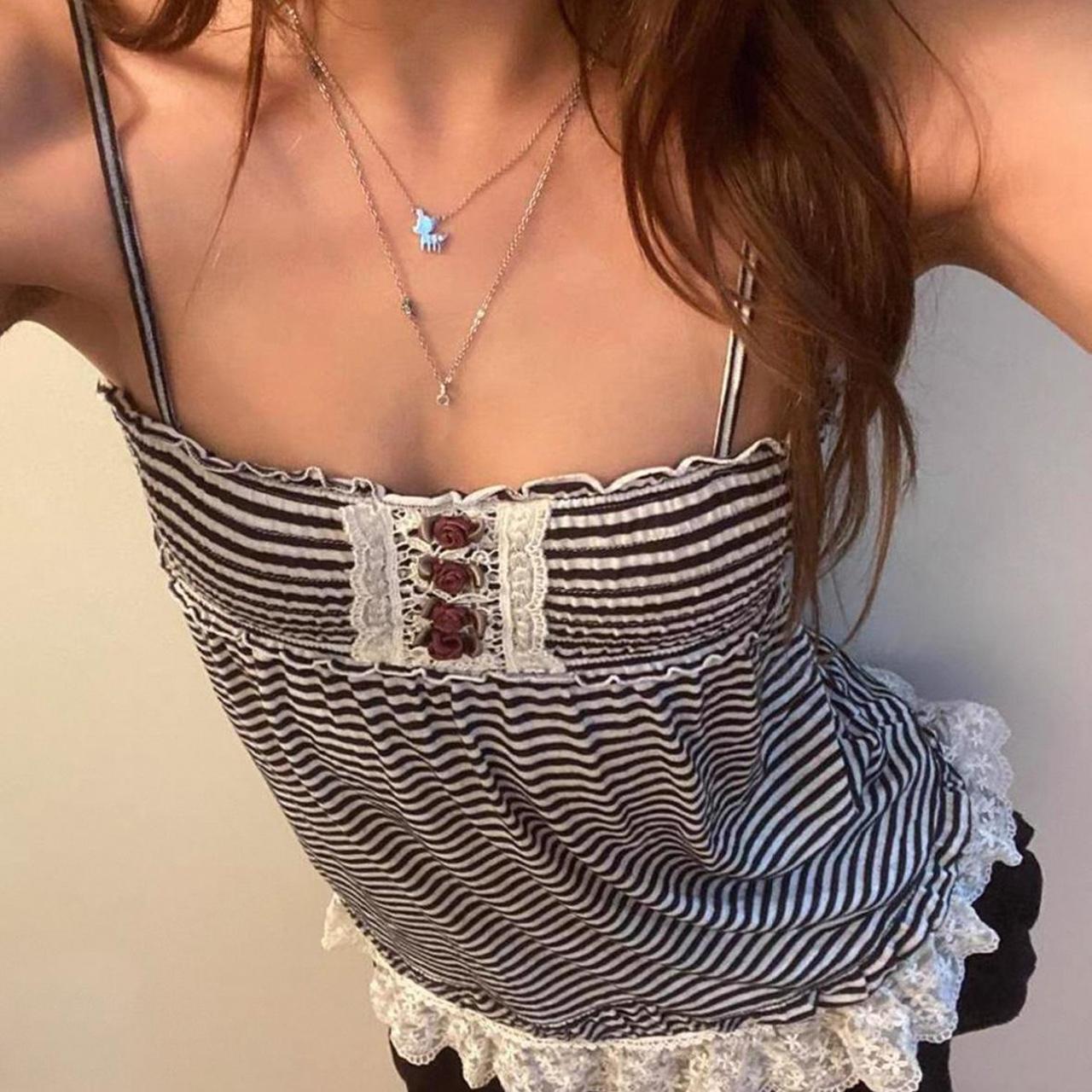 Striped Babydoll Cami