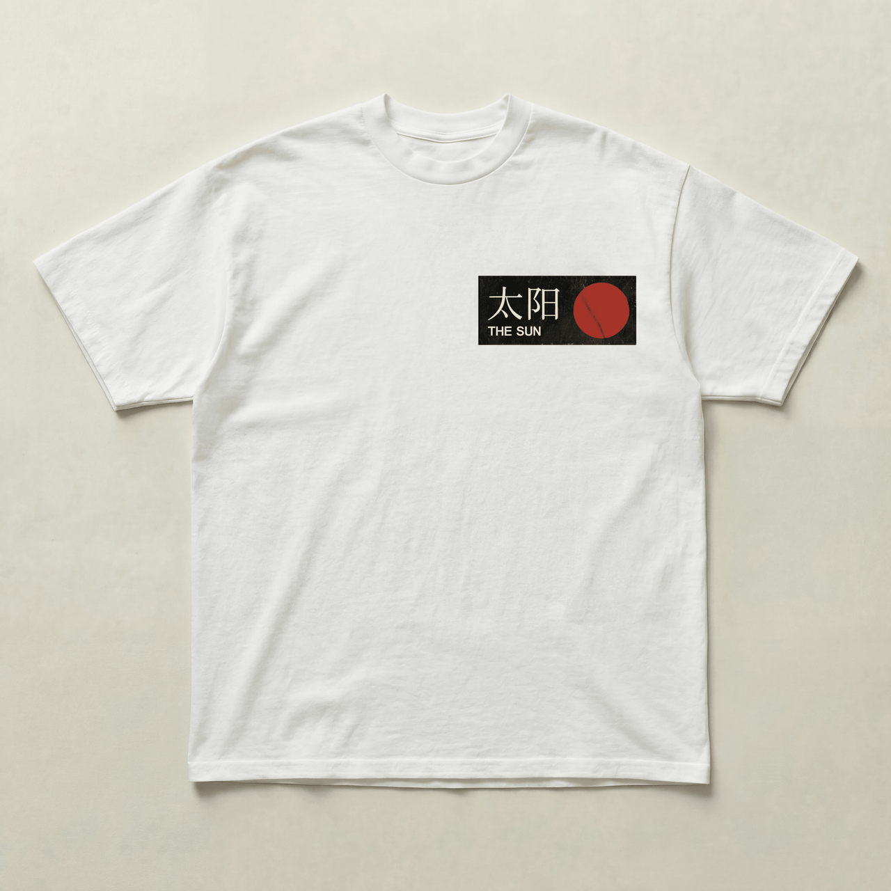 White sun tee