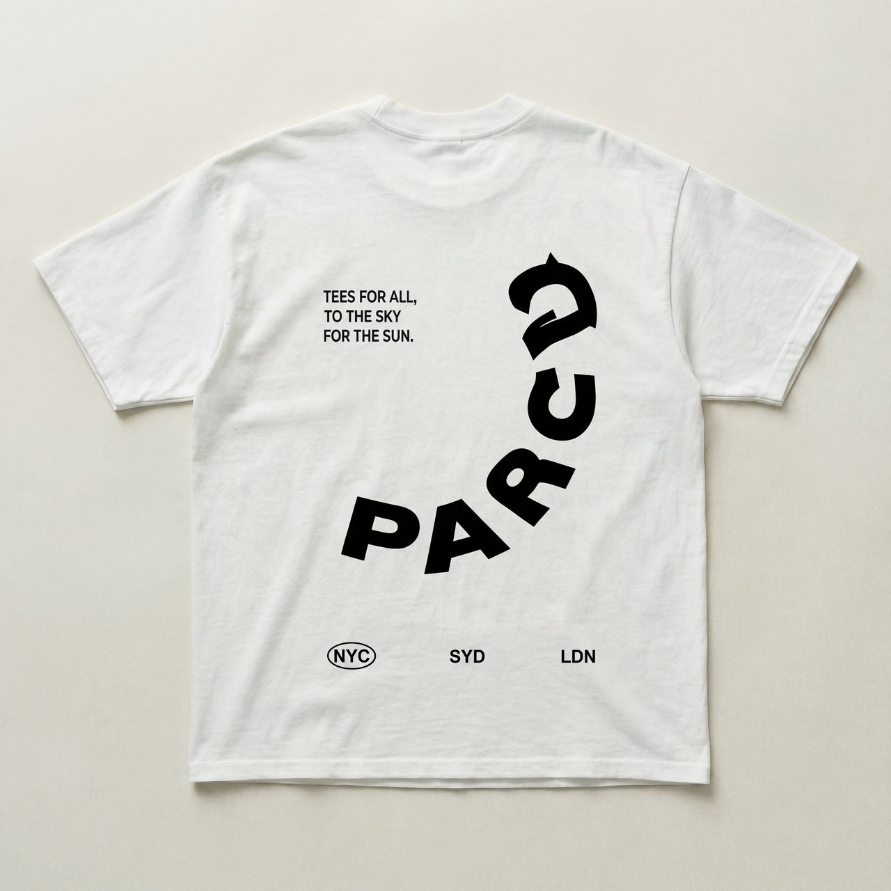 Wrld City heavyweight tee - PARCU