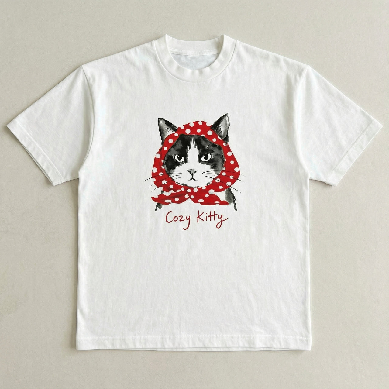 Cozy Kitty heavyweight tee