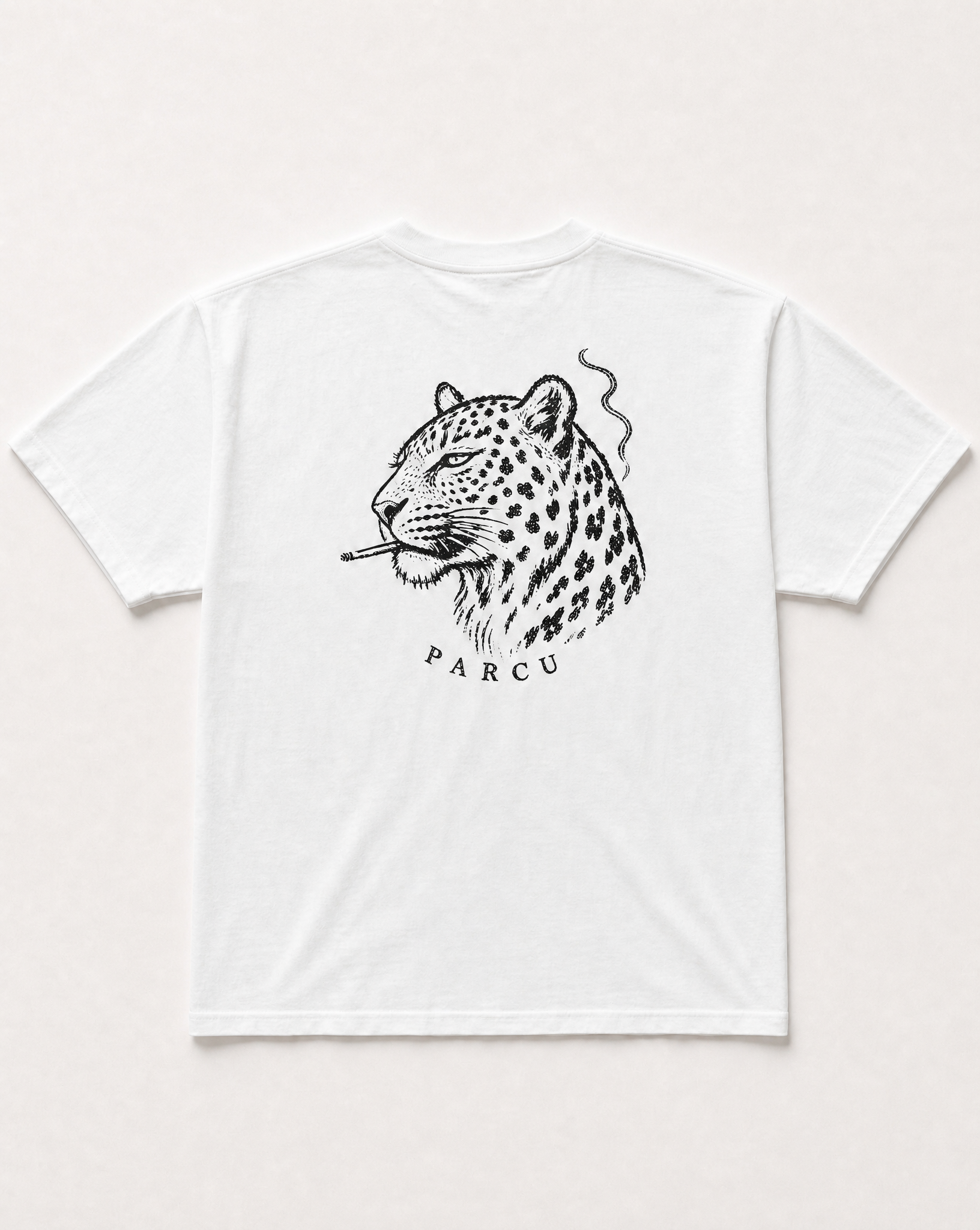 Smoking leopard heavyweight tee