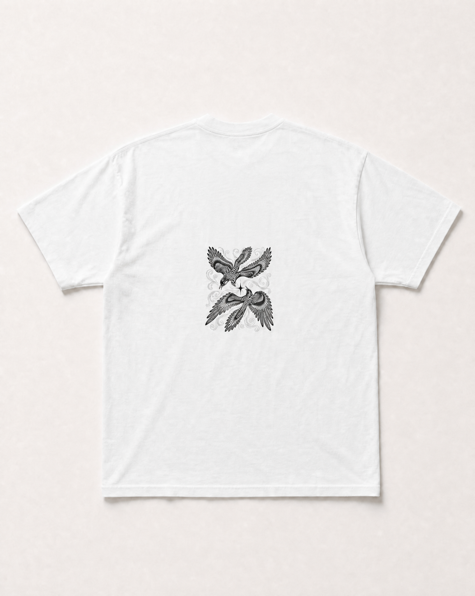 Twin birds heavyweight tee