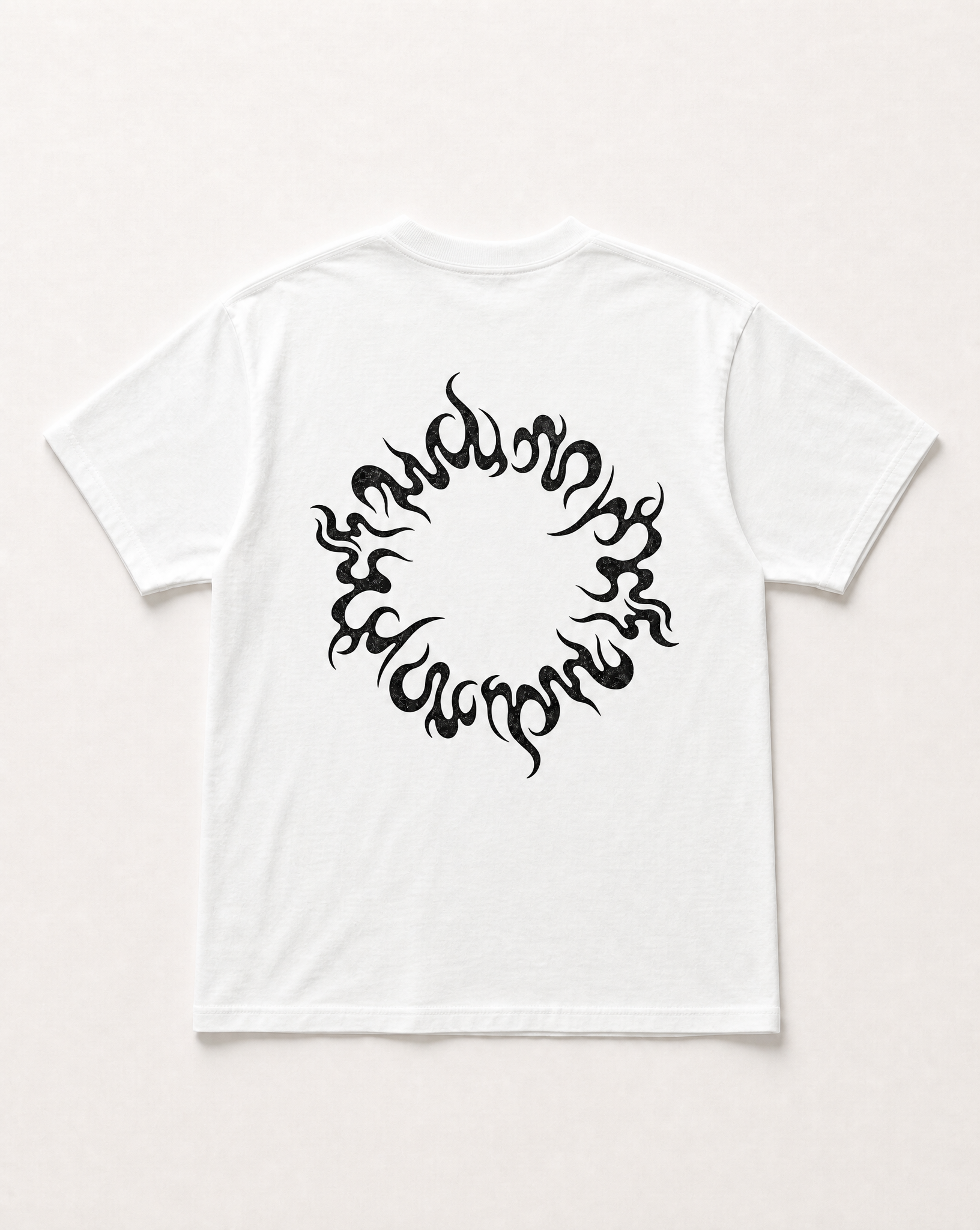 Flame ring heavyweight tee
