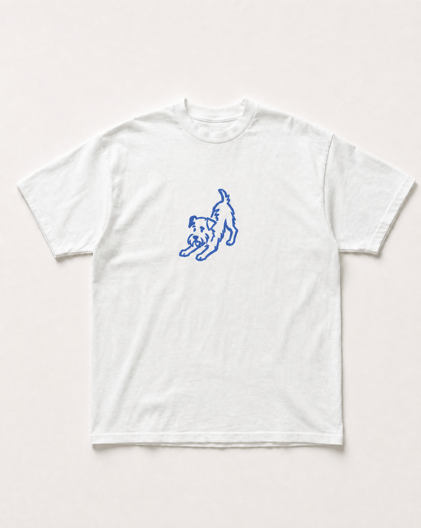 Blue dog heavyweight tee