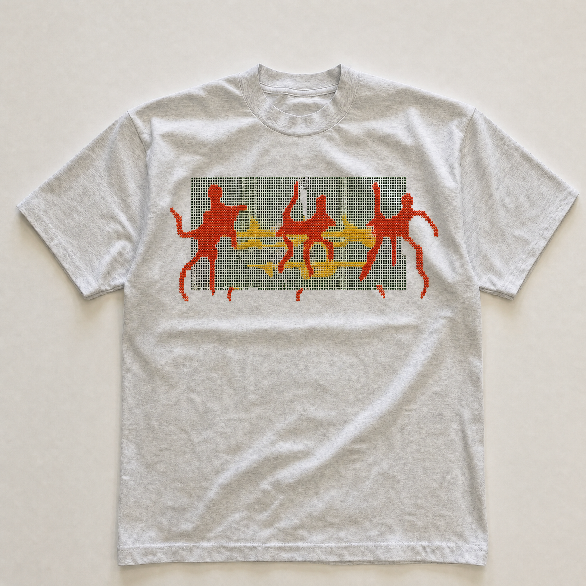 Grey Self control tee