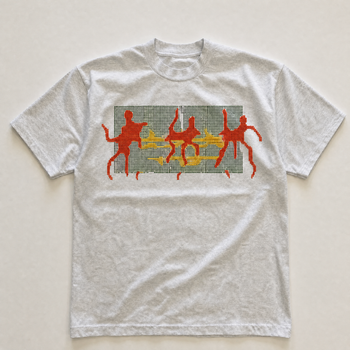 Grey Self control tee