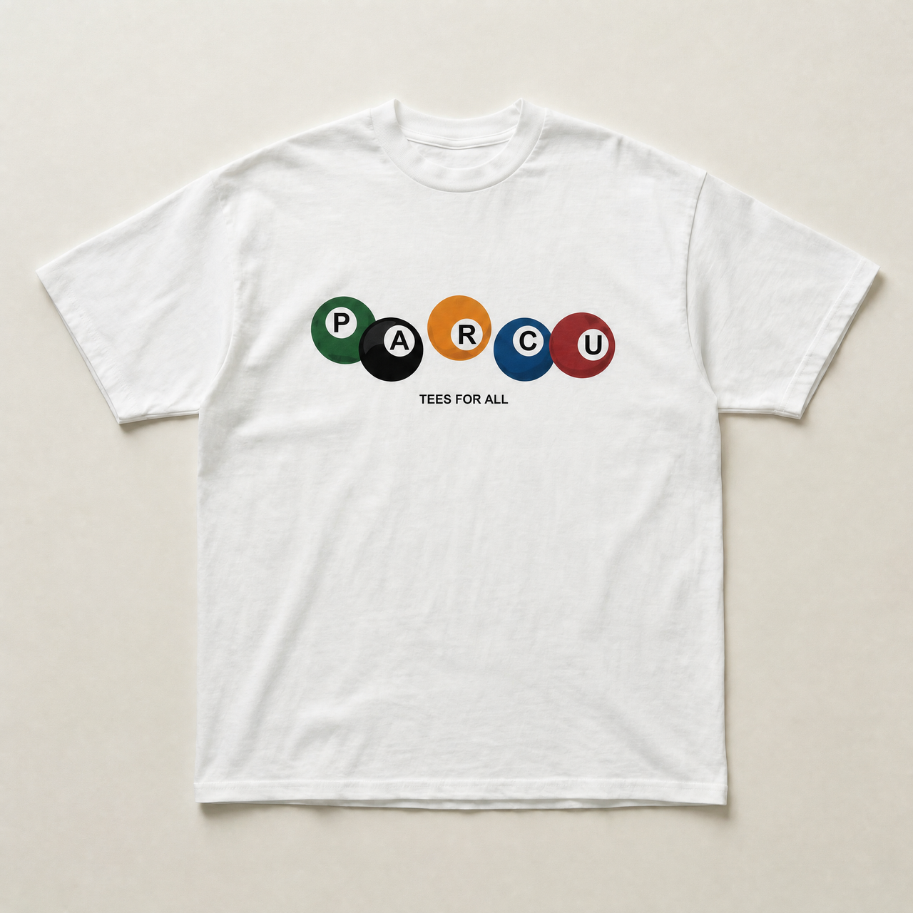 Coloured 8 Ball standard tee