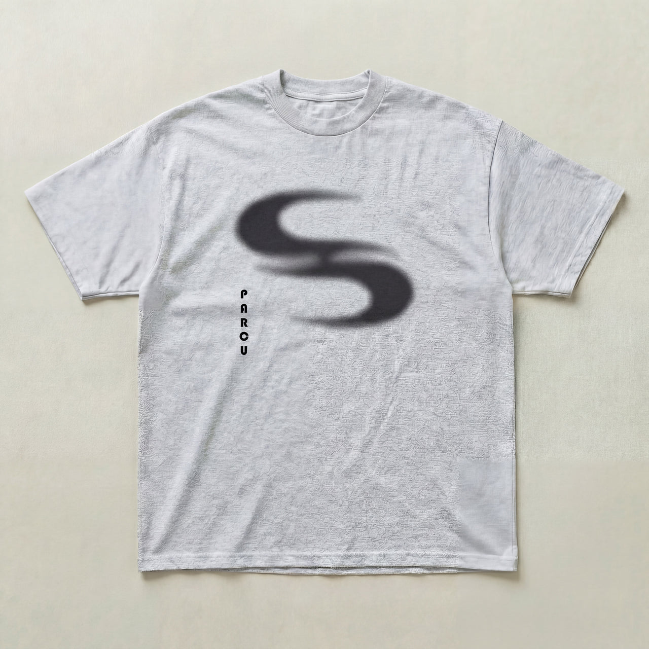 Grey Wave heavyweight tee