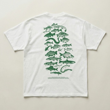 Green fish heavyweight tee