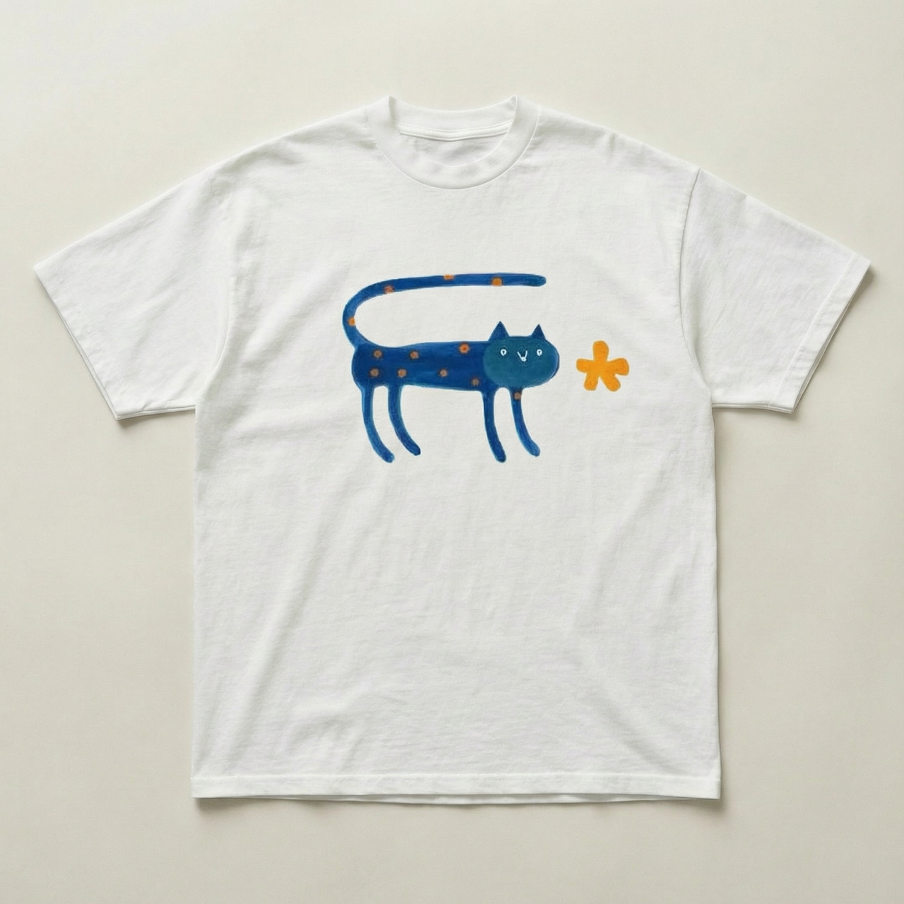 Blue Cat heavyweight tee