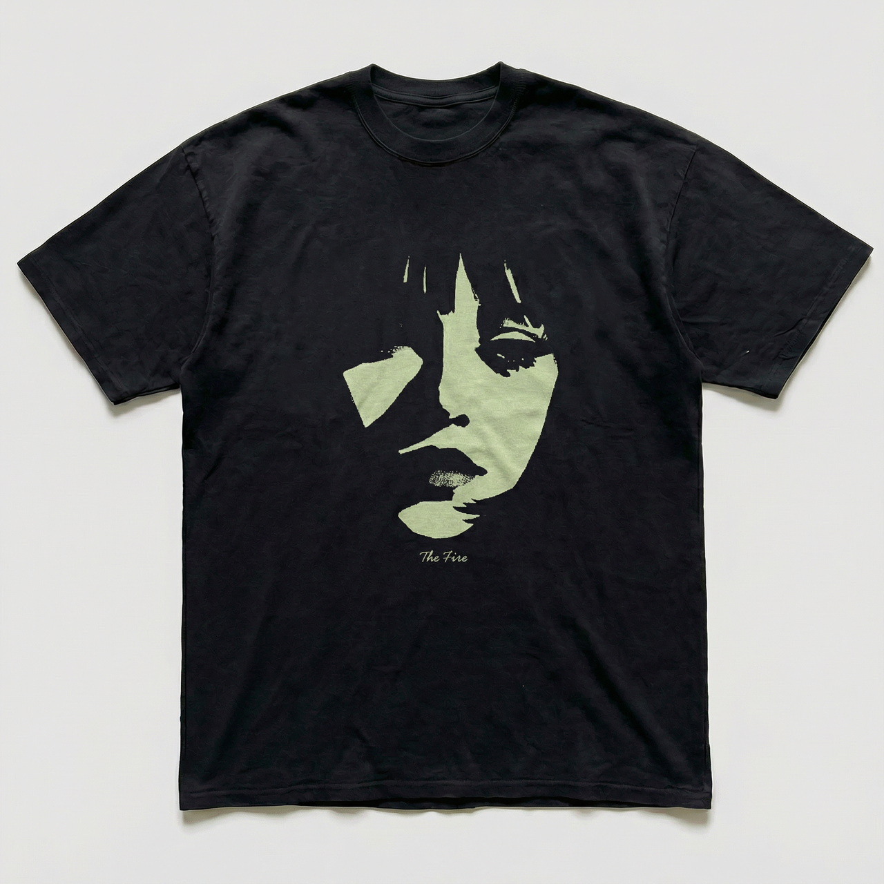 Black The Void Waves heavyweight tee shirt