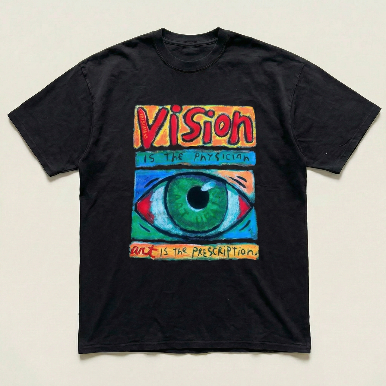 Black vision heavyweight tee