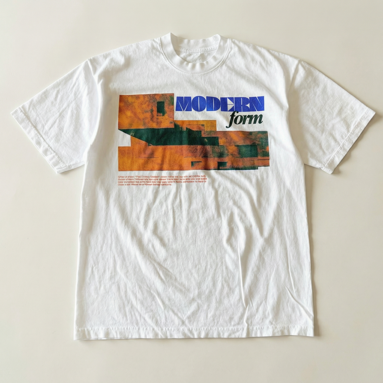 Modern form standard tee