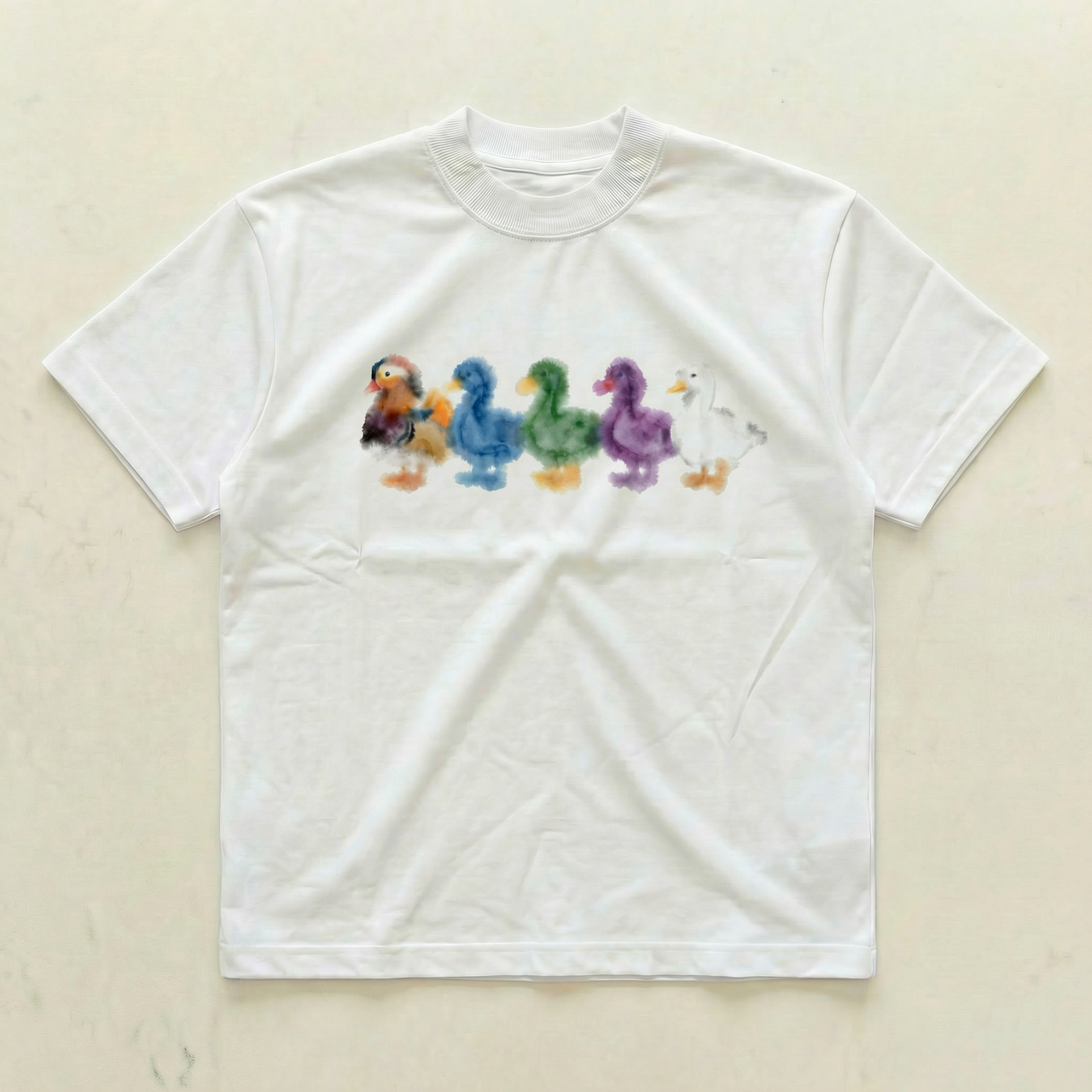 Duck crossing heavyweight tee