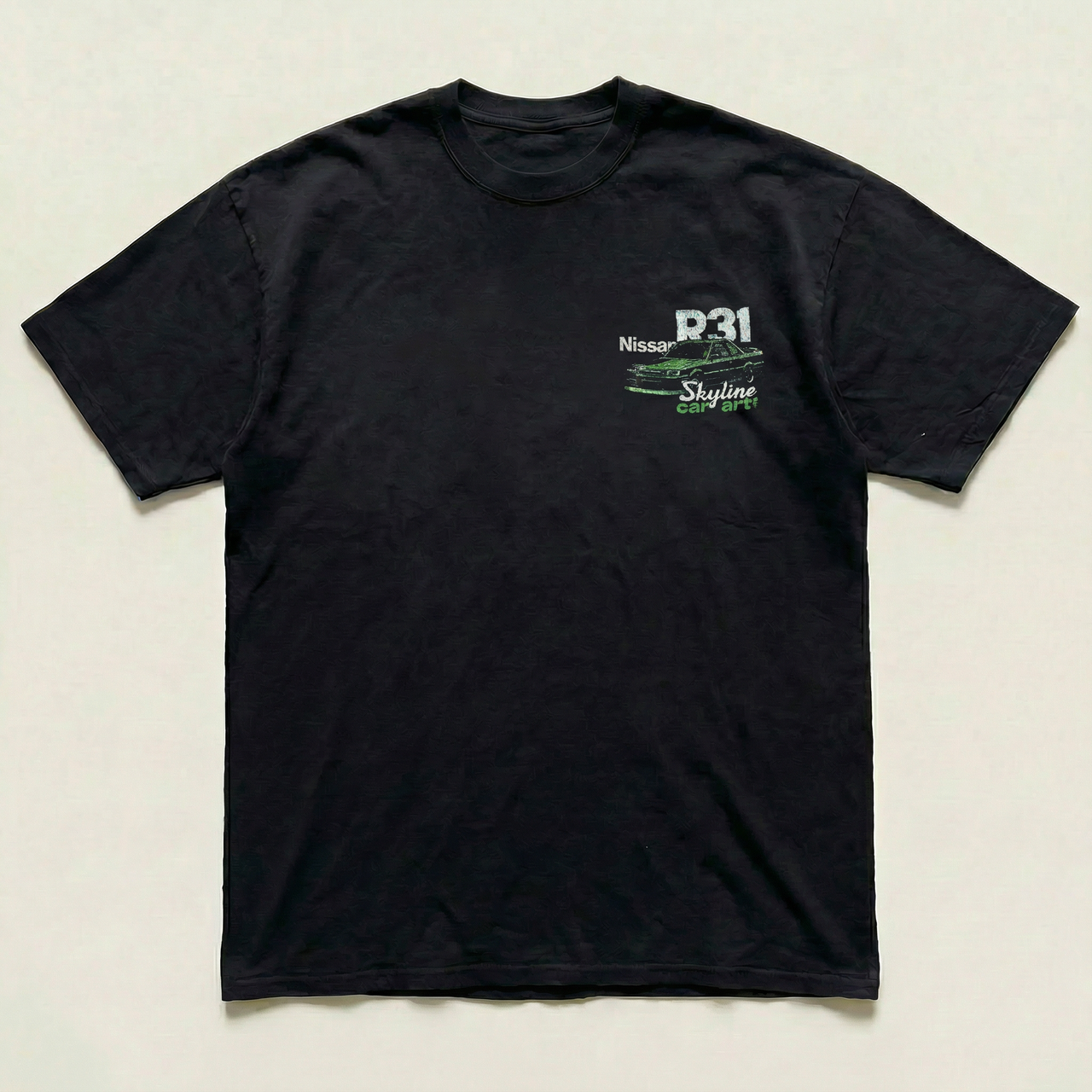 Black R31 heavyweight tee