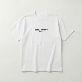 Kamelfarbenes T-Shirt aus schwerem Material