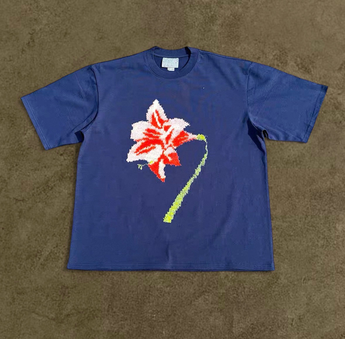Blue hibiscus standard tee