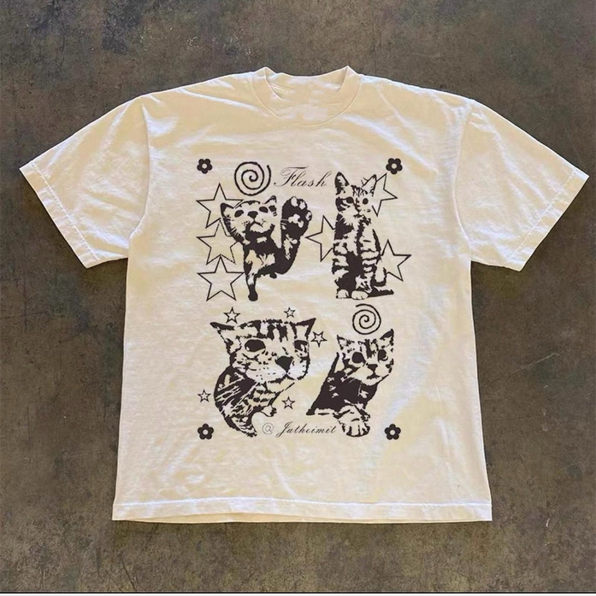 Star Cat heavyweight tee